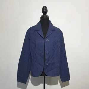 Coldwater Creek Casual Blue Paisley Jacket XL NWT
